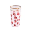 Seletti Verres | Verre Toiletpaper - Roses Verre Multicolore / H 13 Cm - Seletti