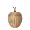 Ferm Living Paniers Et Petits Rangements | Panier Apple Small Fibre Vegetale Bois / Osier - O 20 X H 28 Cm - Ferm Living