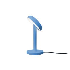 Martinelli Luce Lampes De Table | Lampe De Table Cabriolette Led Metal Bleu / Orientable - Martinelli Luce