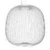 Foscarini Suspensions | Suspension Spokes 2 Small Metal Blanc / Led - O 52 X H 52 Cm - Foscarini