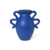 Ferm Living Vases | Vase Verso Ceramique Bleu / O 18 X H 27 Cm - Ferm Living