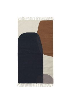 Ferm Living Tapis | Tapis Kelim Merge Tissu Multicolore / Small - 80 X 140 Cm - Ferm Living