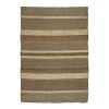 Bloomingville Deco Textile | Tapis Felex Tissu Beige / 260 X 180 Cm - Jonc De Mer & Feuilles De Mais - Bloomingville