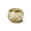 Ferm Living Vases | Vase Water Swirl Verre Jaune / Souffle Bouche - O 21 X H 16 Cm - Ferm Living