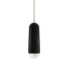 Hartu00f4 Suspensions | Suspension Luce Long Bois Noir / Chene - O 6 X H 19 Cm - Harto