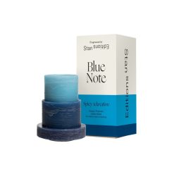 STAN EDITIONS Bougeoirs, Photophores | Bougie Parfumee Stack Fragrances - Blue Note / 3 Modules Empilables - Combustion 50 Heures - Stan Editions