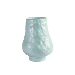 & klevering Vases | Vase Fused Goblet Ceramique Bleu / O 9,5 X H 14 Cm - & Klevering