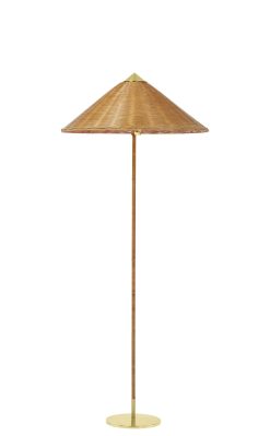 Gubi Lampadaires | Lampadaire 9602 Fibre Vegetale / Rotin - Reedition 1935 - Gubi