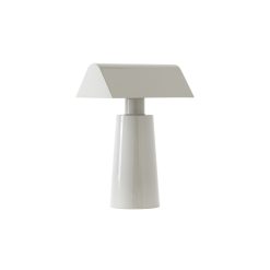 &tradition Lampes Sans Fil | Lampe Sans Fil Rechargeable Caret Mf1 Metal Gris / H 22 Cm - &Tradition