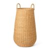 Ferm Living Paniers Et Petits Rangements | Panier A Linge Braided Fibre Vegetale / O 42 X H 80 Cm - Rotin - Ferm Living