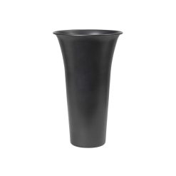 Ferm Living Vases | Vase Spun Metal Noir / O 21 X H 42 Cm - Ferm Living