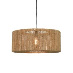 GOOD&MOJO Suspensions | Suspension Iguazu Large Fibre Vegetale Beige / Jute - O 60 X H 25 Cm - Good&Mojo