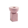 & klevering Bougeoirs, Photophores | Bougeoir Stack Ceramique Rose / O 7 X H 9 Cm - & Klevering