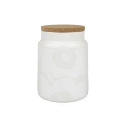 Marimekko Boites Et Conservation | Boite Unikko Ceramique Blanc / 1,2 L - Marimekko