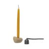 Ferm Living Bougeoirs, Photophores | Bougeoir Libre Ceramique / Set Bougeoir + 4 Bougies + Eteignoir - Ferm Living