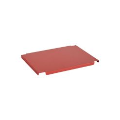 Hay Paniers Et Petits Rangements | Couvercle Metal Rouge / Pour Panier Colour Crate Medium 26,5 X 34,5 Cm - Hay