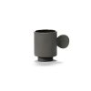 valerie objects Tasses Et Mugs | Tasse A Espresso Inner Circle Ceramique Gris / 10 Cl - Gres - Valerie Objects