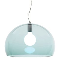 Kartell Suspensions | Suspension Fl/Y Plastique Bleu / O 52 Cm - Pmma Recycle - Kartell