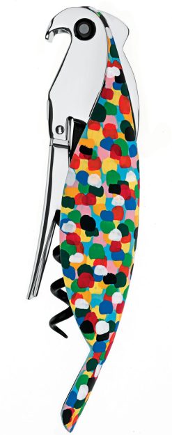 Alessi Autour Du Vin | Tire-Bouchon Parrot - Proust Metal Plastique Multicolore - Alessi