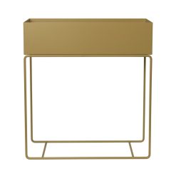 Ferm Living Separations Et Cloisons Mobiles | Jardiniere Sur Pied Plant Box Metal / Rangement - L 60 X H 65 Cm X Prof. 25 Cm - Ferm Living