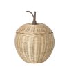 Ferm Living Paniers Et Petits Rangements | Panier Apple Large Fibre Vegetale Bois / Osier - O 36,5 X H 52 Cm - Ferm Living