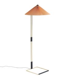 Hay Lampadaires | Lampadaire Matin Tissu Orange / O 50 X H 129 Cm - Hay