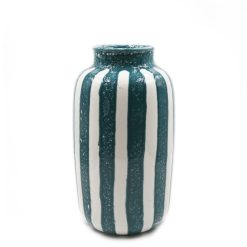 Maison Sarah Lavoine Vases | Vase Riviera Large Ceramique Bleu / H 36 Cm - Maison Sarah Lavoine