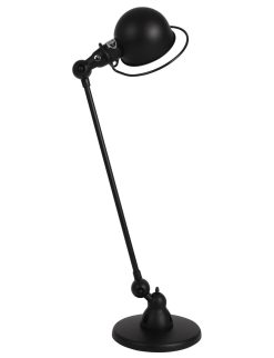 JieldÉ Kids | Lampe De Table Loft Metal Ceramique Noir / 1 Bras - L 60 Cm - Jielde