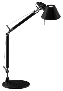 Artemide Lampes De Table | Lampe De Table Tolomeo Micro Metal Noir / 1987 - Artemide