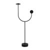 AYTM Lampadaires | Lampadaire Grasil Led Metal Pierre Noir / L 51,5 X H 127,6 Cm - Marbre - Aytm