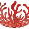 Alessi Corbeilles, Centres De Table | Corbeille Mediterraneo Metal Rouge / O 21 Cm - Emma Silvestris, 2004 - Alessi