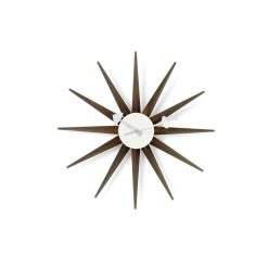 Vitra Horloges | Horloge Sunburst Clock Bois / By George Nelson, 1948-1960 / O 47 Cm - Vitra