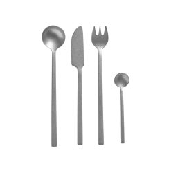 Serax Couverts | Menagere La Mere Metal Gris / 24 Pieces - 6 Personnes - Serax