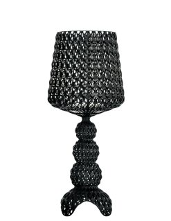 Kartell Led | Lampe A Poser Mini Kabuki Led Plastique Noir / H 70 Cm - Kartell