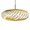 Tom Dixon Suspensions | Suspension Spring Small Led Metal / O 56 X H 24 Cm -Bandes D'Acier Modulables - Tom Dixon