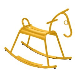 Fermob Kids | Cheval A Bascule Adada Metal Jaune / Interieur-Exterieur - Fermob