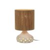 Serax Lampes De Table | Lampe De Table Oya 01 Ceramique Fibre Vegetale / Gres & Raphia - O 25 X H 42 Cm - Serax