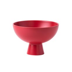 raawii Saladiers, Coupes Et Bols | Coupe Strom Medium Ceramique Rouge / O 19 Cm - Fait Main - Raawii