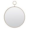 House Doctor Miroirs | Miroir Mural The Loop Verre Or Miroir Metal / Laiton - O 32 Cm - House Doctor