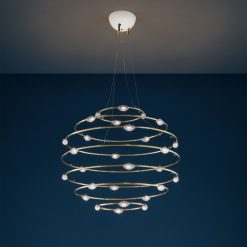 Catellani & Smith Suspensions | Suspension Petits Bijoux 28 Or Metal / Led - O 75 Cm - Catellani & Smith