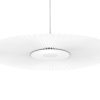 Hartu00f4 Suspensions | Suspension Carmen Medium Tissu Blanc / Led - O 90 Cm - Harto