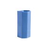 & klevering Vases | Vase Brutal Ceramique Bleu / 13 X 11.5 X H 28 Cm - & Klevering