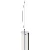 Vibia Suspensions | Suspension Guise Metal Verre Gris / Diffuseur Vertical - Led - Vibia