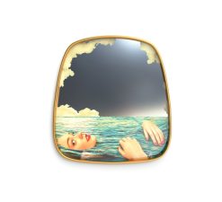 Seletti Miroirs | Miroir Toiletpaper Metal Verre / Sea Girl - 54 X 59 Cm - Seletti