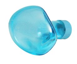 Petite Friture Portemanteaux Et Pateres | Patere Bubble Small Verre Bleu / O 9 Cm - Souffle Bouche - Petite Friture