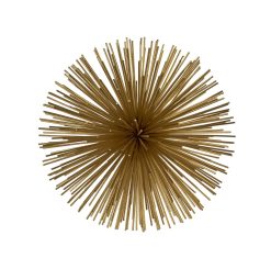 Pols Potten Objets Deco Et Cadres-Photos | Decoration Prickle Brass Small Or Metal / O 18 Cm - Pols Potten