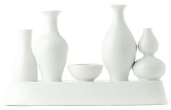 Pols Potten Vases | Vase Shanghai Ceramique Blanc - Pols Potten