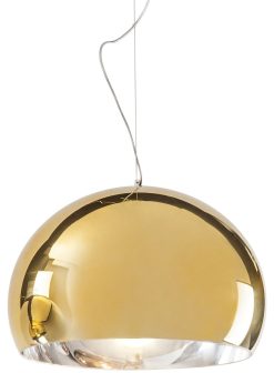 Kartell Suspensions | Suspension Fl/Y Plastique Or Metal / O 52 Cm - Metallisee - Kartell