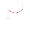 valerie objects Suspensions | Suspension Celing Lamp N°5 Metal Rouge / H 56 X L 100 Cm - Valerie Objects