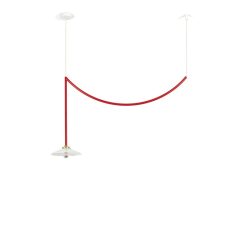 valerie objects Suspensions | Suspension Celing Lamp N°5 Metal Rouge / H 56 X L 100 Cm - Valerie Objects